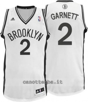 canotta kevin garnett #2 brooklyn nets revolution 30 bianca