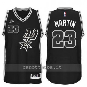 canotta kevin martin #23 san antonio spurs 2015-2016 nero