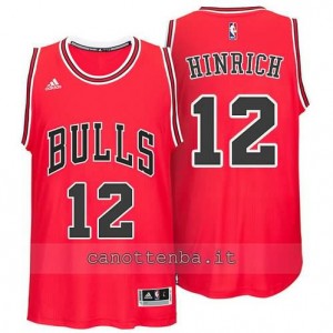 canotta kirk hinrich #12 chicago bulls 2014-2015 rosso