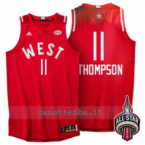 canotta klay thompson #11 nba all star 2016 rosso