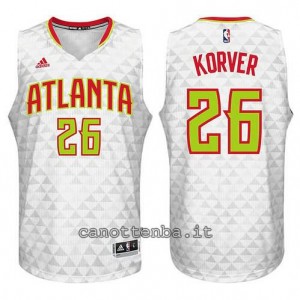 canotta kyle korver #26 atlanta hawks 2015-2016 bianca