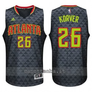 canotta kyle korver #26 atlanta hawks 2015-2016 nero