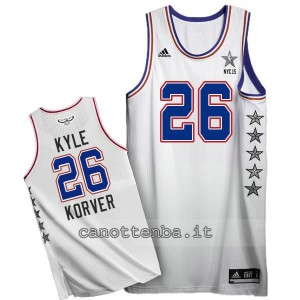 canotta kyle korver #26 nba all star 2015 bianca