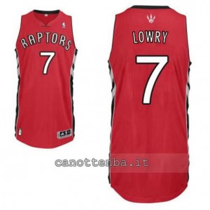 canotta kyle lowry #7 toronto raptors revolution 30 rosso