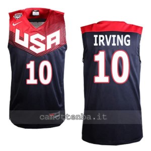 canotta kyrie irving #10 nba usa 2014 nero