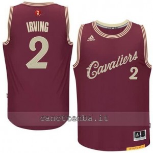 canotta kyrie irving #2 cleveland cavaliers natale 2015 resso