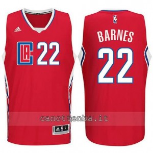 canotta matt barnes #22 los angeles clippers 2015-2016 nero