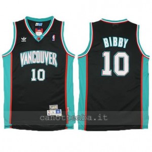 canotta mike bibby #10 vancouver grizzlies nero