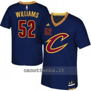 canotta mo williams #52 cleveland cavaliers 2015-2016 blu