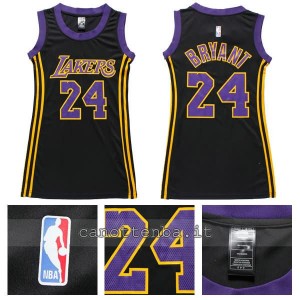 canotta basket donna los angeles lakers kobe bryant #24 navy blu