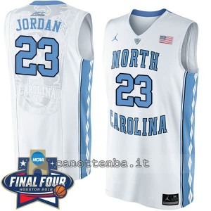 canotta ncaa north carolina tar heels michael jordan #23 bianca