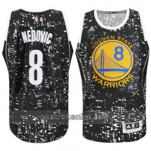 canotta nemanja nedovic #8 golden state warriors lights nero