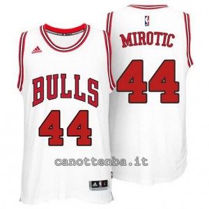 canotta nikola mirotic #44 chicago bulls 2014-2015 bianca