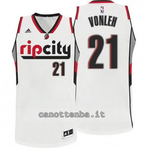 canotta noah vonleh #21 portland trail blazers revolution 30 bianca