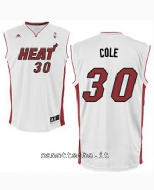 canotta norris cole #30 miami heat revolution 30 bianca