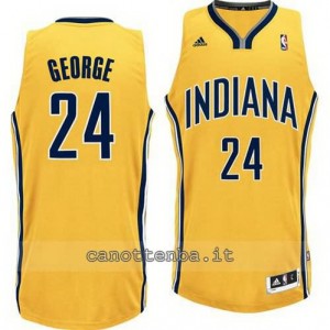 canotta paul george #24 indiana pacers revolution 30 giallo