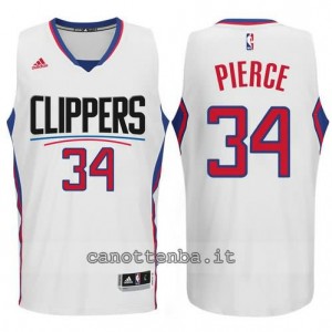 canotta paul pierce #34 los angeles clippers 2015-2016 bianca