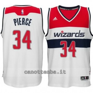 canotta paul pierce #34 washington wizards 2014-2015 bianca