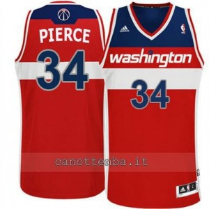 canotta paul pierce #34 washington wizards revolution 30 rosso