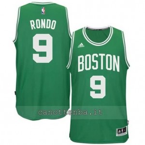 canotta rajon rondo #9 boston celtics 2014-2015 verde