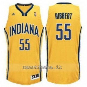 canotta roy hibbert #55 indiana pacers revolution 30 giallo