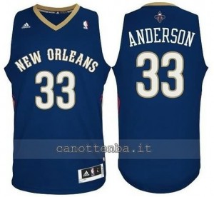 canotta ryan anderson #33 new orleans pelicans revolution 30 blu