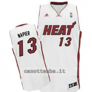 canotta shabazz napier #13 miami heat revolution 30 bianca