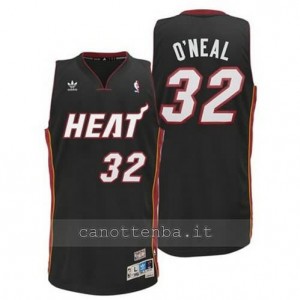 canotta shaquille o'neal #32 miami heat revolution 30 nero