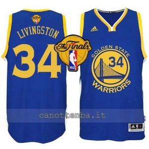 canotta shaun livingston #34 golden state warriors finale 2015 blu