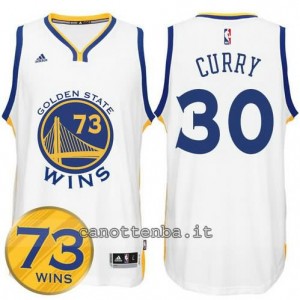 canotta stephen curry #30 golden state warriors 73 wins 2016 bianca