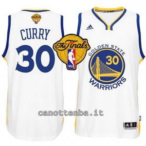 canotta stephen curry #30 golden state warriors finale 2015 bianca