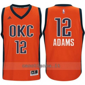 canotta steven adams #12 oklahoma city thunder 2015-2016 arancia