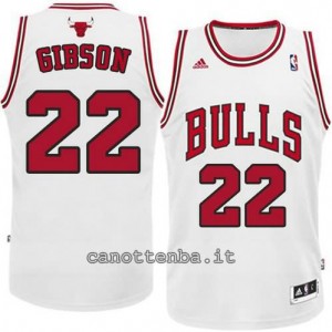 canotta taj gibson #22 chicago bulls revolution 30 bianca