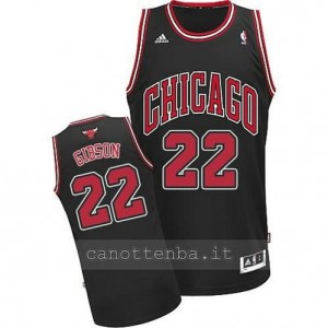 canotta taj gibson #22 chicago bulls revolution 30 nero