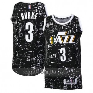 canotta trey burke #3 utah jazz lights nero