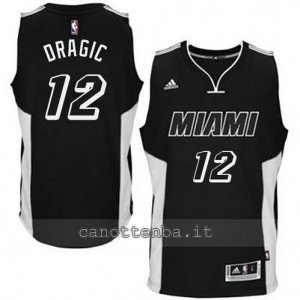 canotta zoran dragic #12 miami heat 2014-2015 nero