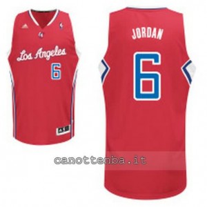 Canotta DeAndre jordan #6 los angeles clippers revolution 30 rosso
