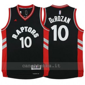 Canotta DeMar DeRozan #10 toronto raptors 2015-2016 nero