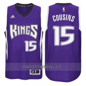 Canotta DeMarcus cousins #15 sacramento kings 2014-2015 porpora