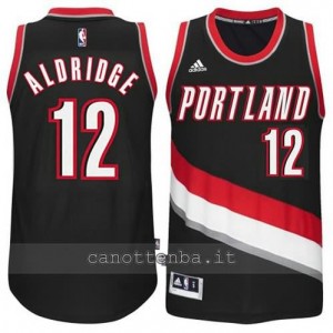 Canotta LaMarcus aldridge #12 portland trail blazers 2014-2015 nero