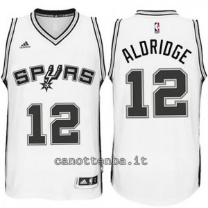 Canotta LaMarcus aldridge #12 san antonio spurs 2014-2015 bianca