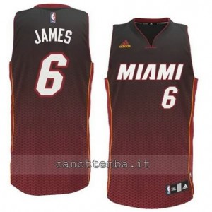 Canotta LeBron James #6 miami heat moda resonate