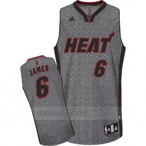 Canotta LeBron James #6 miami heat moda static