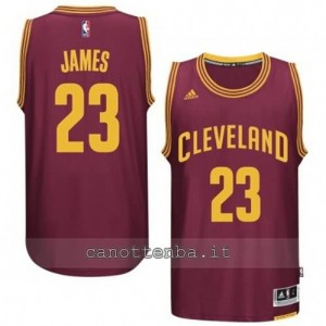 Canotta LeBron james #23 cleveland cavaliers 2014-2015 rosso