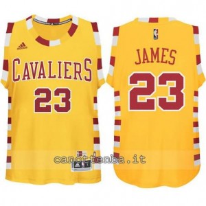 Canotta LeBron james #23 cleveland cavaliers classico giallo