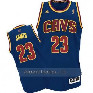 Canotta LeBron james #23 cleveland cavaliers revolution 30 blu