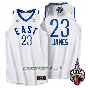 Canotta LeBron james #23 nba all star 2016 bianca