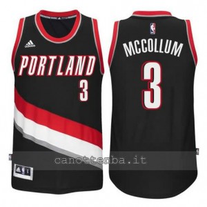 Canotta McCollum #3 portland trail blazers 2014-2015 nero