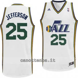 Canotta al jefferson #25 utah jazz revolution 30 bianca