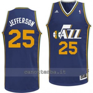 Canotta al jefferson #25 utah jazz revolution 30 blu